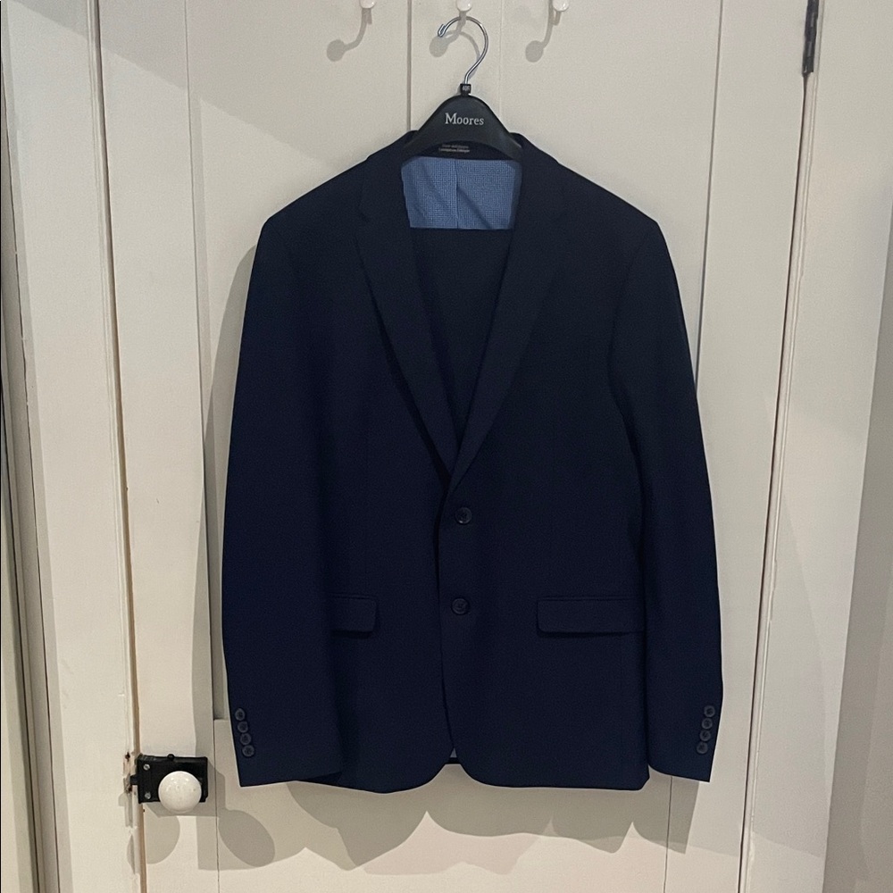 Moores Egara Midnight Blue Suit